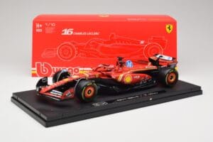 Ferrari SF-24 #16 C. Leclerc Emilia Romagna Grand Prix 2024 Bburago 1:18 18-16821-L-IMOLA-SHOWCASE Метал — снимка 7 от 7