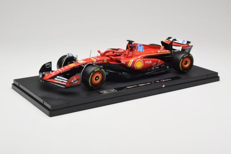Ferrari SF-24 #16 C. Leclerc Emilia Romagna Grand Prix 2024 Bburago 1:18 18-16821-L-IMOLA-SHOWCASE Метал
