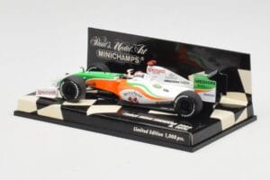 Force India Mercedes VJM02 #20 A. Sutil Showcar 2009 Minichamps 1:43 400090090 Метал — снимка 3 от 5