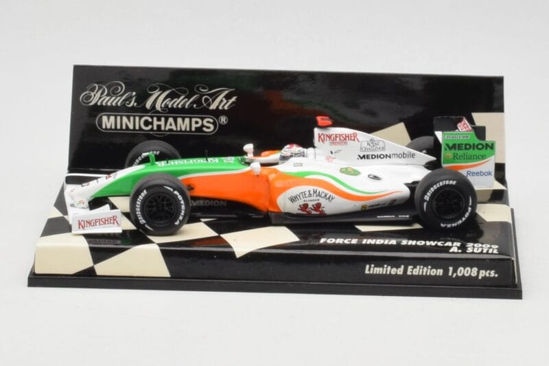 Force India Mercedes VJM02 #20 A. Sutil Showcar 2009 Minichamps 1:43 400090090 Метал