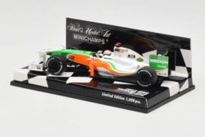 Force India Mercedes VJM03 #14 A. Sutil Showcar 2010 Minichamps 1:43 400100084 Метал — снимка 3 от 5