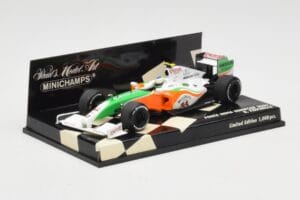 Force India Mercedes VJM02 #21 G. Fisichella Showcar 2009 Minichamps 1:43 400090091 Метал — снимка 2 от 5