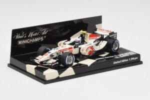 Honda RA106 A. Davidson Test Driver F1 2006 Minichamps 1:43 400060036 Метал — снимка 2 от 5