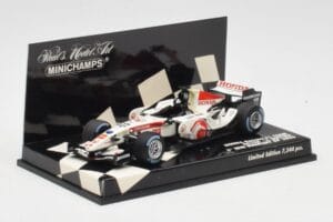 Honda RA106 #12 J. Button Hungarian GP Winner F1 2006 Minichamps 1:43 400060112 Метал — снимка 2 от 5