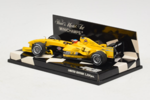Jordan EJ14 Ford #18 N. Heidfeld Jordan Ford F1 Team Showcar 2004 Minichamps 1:43 400040088 Метал — снимка 3 от 5