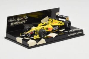 Jordan Honda EJ11 #7 H-H. Frentzen F1 2001 Minichamps 1:43 400010011 Метал — снимка 2 от 5