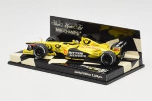 Jordan Honda EJ11 #7 H-H. Frentzen F1 2001 Minichamps 1:43 400010011 Метал — снимка 3 от 5