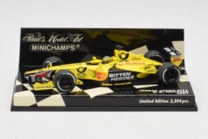 Jordan Honda EJ11 #7 H-H. Frentzen F1 2001 Minichamps 1:43 400010011 Метал