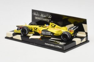 Jordan Honda EJ11 #11 J. Trulli F1 2001 Minichamps 1:43 400010012 Метал — снимка 3 от 5