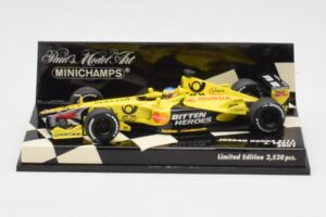 Jordan Honda EJ11 #11 J. Trulli F1 2001 Minichamps 1:43 400010012 Метал