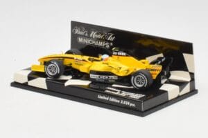Jordan EJ15 Toyota R. Doornbos Test Driver F1 2005 Minichamps 1:43 400050039 Метал — снимка 3 от 5
