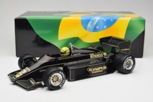 Lotus Renault 97T John Player Special #12 A. Senna Portuguese GP 1985 1st Victory Minichamps 1:12 540851292 Метал — снимка 8 от 8