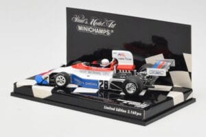 March Ford 751 #28 M. Donohue Race Car 1975 Minichamps 1:43 430750028 Метал — снимка 3 от 5