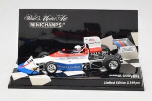 March Ford 751 #28 M. Donohue Race Car 1975 Minichamps 1:43 430750028 Метал