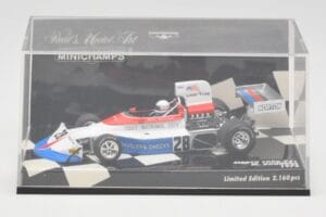 March Ford 751 #28 M. Donohue Race Car 1975 Minichamps 1:43 430750028 Метал — снимка 5 от 5