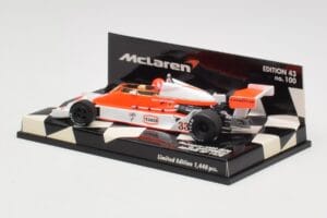 McLaren Ford M26 B. Giacomelli British GP 1978 Minichamps 1:43 530784333 Метал — снимка 3 от 5