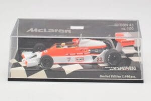 McLaren Ford M26 B. Giacomelli British GP 1978 Minichamps 1:43 530784333 Метал — снимка 5 от 5