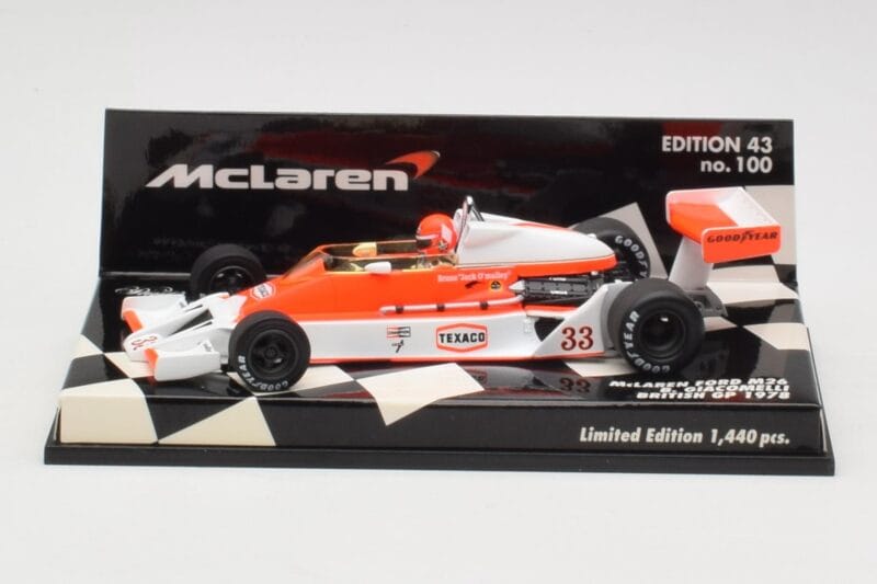 McLaren Ford M26 B. Giacomelli British GP 1978 Minichamps 1:43 530784333 Метал