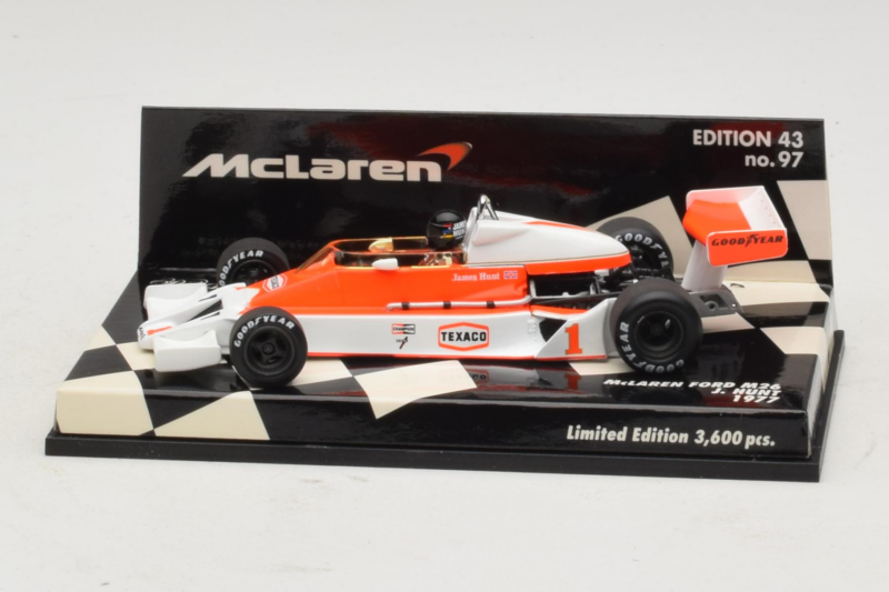 McLaren M26 Ford J. Hunt F1 1977 Minichamps 1:43 530774301 Метал