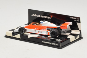 McLaren M26 Ford J. Mass F1 1977 Minichamps 1:43 530774302 Метал — снимка 3 от 5