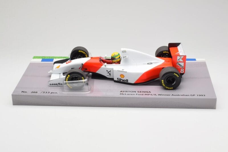 McLaren Ford MP4/8 #8 A. Senna Winner Australian GP 1993 Minichamps 1:18 543933838 Метал