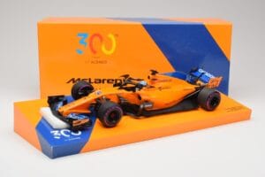 McLaren MCL33 #14 F. Alonso Canadian Grand Prix 300th Start 2018 Minichamps 1:18 533184014 Метал — снимка 6 от 6