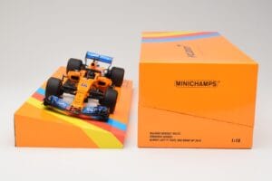 McLaren MCL33 Renault #14 F. Alonso Abu Dhabi GP 2018 Minichamps 1:18 533183914 Смола — снимка 6 от 7