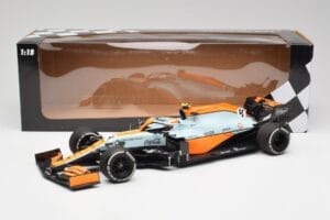 McLaren MCL35M #4 L. Norris Monaco GP 2021 Minichamps 1:18 530212404 Метал — снимка 6 от 7