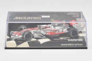 McLaren Mercedes MP4-23 #23 H. Kovalainen Showcar 2008 Minichamps 1:43 530084393 Метал — снимка 5 от 5