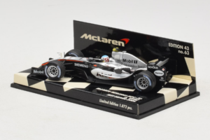 McLaren MP4-20 Mercedes A. Wurz F1 2005 Minichamps 1:43 530054355 Метал — снимка 3 от 5