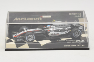 McLaren MP4-20 Mercedes A. Wurz F1 2005 Minichamps 1:43 530054355 Метал — снимка 4 от 5