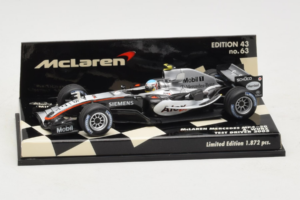 McLaren MP4-20 Mercedes A. Wurz F1 2005 Minichamps 1:43 530054355 Метал