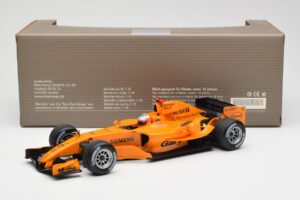 McLaren Mercedes MP4-20 G. Paffett F1 Test Car 2006 Minichamps 1:18 B66962342 Метал — снимка 6 от 6