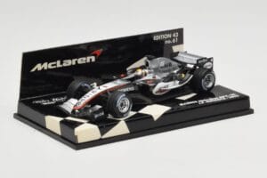McLaren Mercedes MP4-20 #10 J-P. Montoya Race Car 2005 Minichamps 1:43 530054310 Метал — снимка 2 от 5