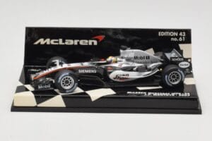 McLaren Mercedes MP4-20 #10 J-P. Montoya Race Car 2005 Minichamps 1:43 530054310 Метал