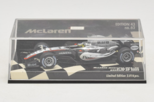 McLaren MP4-20 Mercedes P. de la Rosa F1 2005 Minichamps 1:43 530054315 Метал — снимка 4 от 5