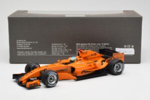 McLaren Mercedes MP4-20 P. de la Rosa F1 Test Car 2006 Minichamps 1:18 PEDRO001 Метал — снимка 6 от 6