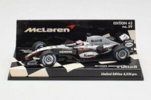 McLaren MP4-19B #6 K. Raikkonen F1 2004 Minichamps 1:43 530044316 Метал
