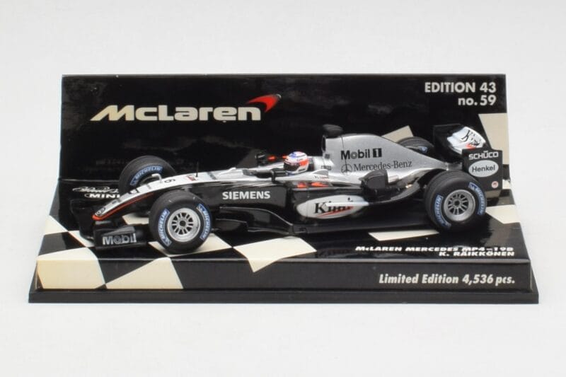 McLaren MP4-19B #6 K. Raikkonen F1 2004 Minichamps 1:43 530044316 Метал