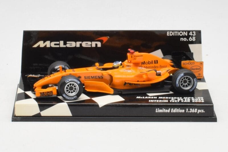 McLaren MP4/20 P. de la Rosa 2006 Minichamps 1:43 530064394 Метал