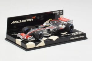 McLaren MP4-21 P. de la Rosa Test 2006 Minichamps 1:43 530064343 Метал — снимка 3 от 5