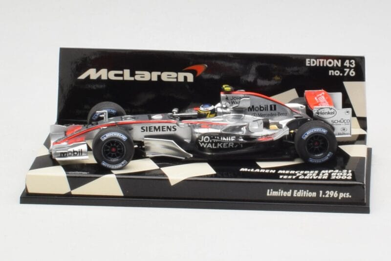 McLaren MP4-21 P. de la Rosa Test 2006 Minichamps 1:43 530064343 Метал