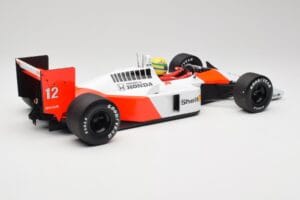 McLaren Honda MP4/4 Marlboro #12 A. Senna F1 World Champion 1988 Minichamps 1:12 540881212 Метал — снимка 2 от 6