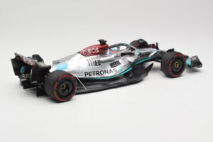 Mercedes AMG W13 E Performance Petronas #63 G. Russell Brazilian GP 1st Win 2022 Minichamps 1:18 110222163 Смола — снимка 2 от 7