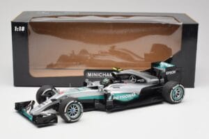 Mercedes AMG W07 #6 N. Rosberg Australia GP Winner 2016 Minichamps 1:18 110160006 Метал — снимка 6 от 7
