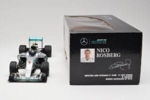Mercedes AMG W07 #6 N. Rosberg Australia GP Winner 2016 Minichamps 1:18 110160006 Метал — снимка 7 от 7
