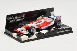 Toyota TF106 Panasonic #12 J. Trulli Panasonic Toyota Racing Showcar 2006 Minichamps 1:43 400060078 Метал — снимка 2 от 5