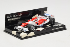 Toyota TF108 #9 J. Trulli Panasonic Toyota Racing Showcar F1 2008 Minichamps 1:43 400080081 Метал — снимка 2 от 5