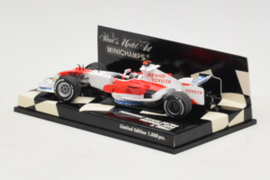 Toyota TF108 #9 J. Trulli Panasonic Toyota Racing Showcar F1 2008 Minichamps 1:43 400080081 Метал — снимка 3 от 5