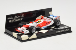 Toyota TF106 Panasonic #11 R. Schumacher Panasonic Toyota Racing Showcar 2006 Minichamps 1:43 400060077 Метал — снимка 2 от 5